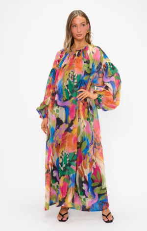 Karla Maxi Dress ~ Midnight in Rio