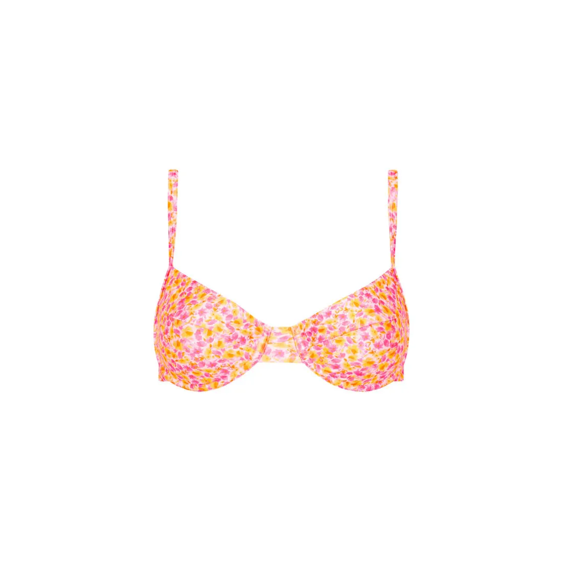 KULANI KINIS Ditzy Underwire bikini top-Sherbet Shimmer