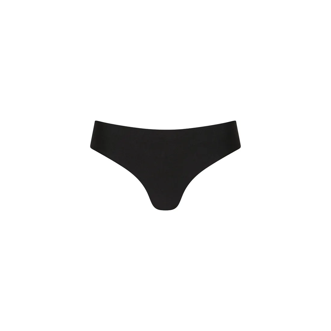 Kulani Kinis Mid-Rise Brazilian Bottom-Moonlight Black