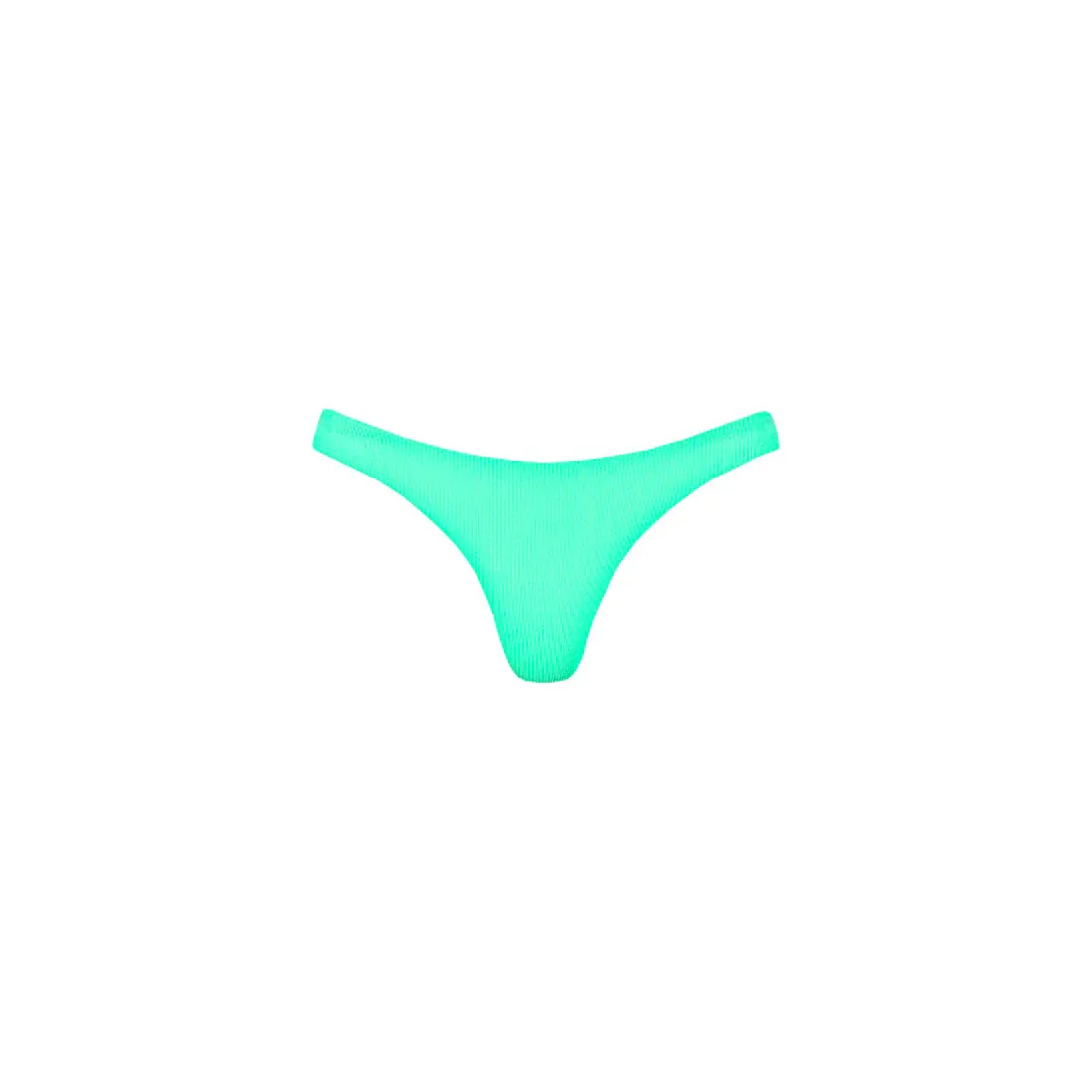 KULANI KINIS Minimal Cheeky bikini bottom-Turquoise Mint Rib