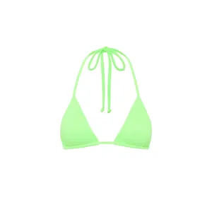 Kulani Kinis Slide Triangle  Top-Luau Lime Ribbed