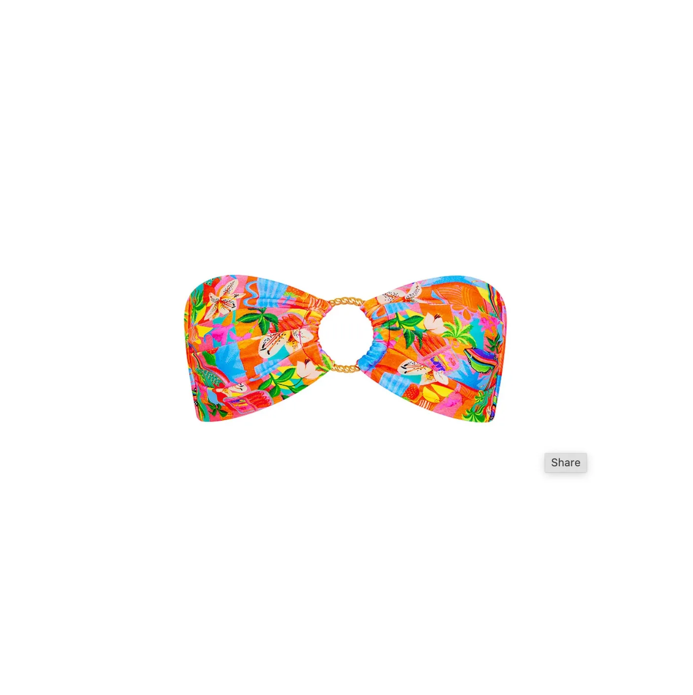 KULANI KINIS Strapless Bandeau Bikini Top - Havana Haven