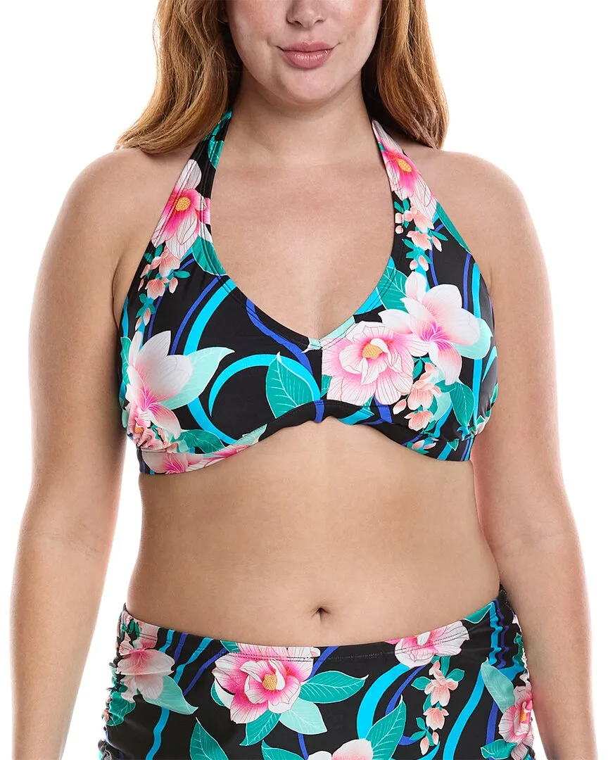 La Blanca Nightfall Banded Halter Top
