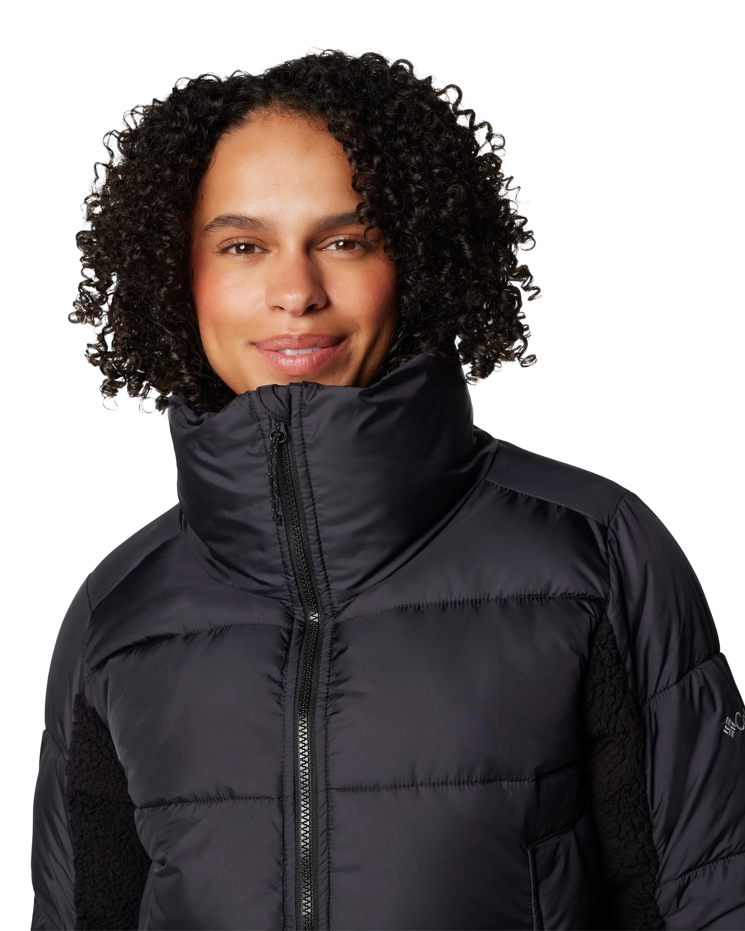 Leadbetter Point II Sherpa Hybrid Jacket in Black