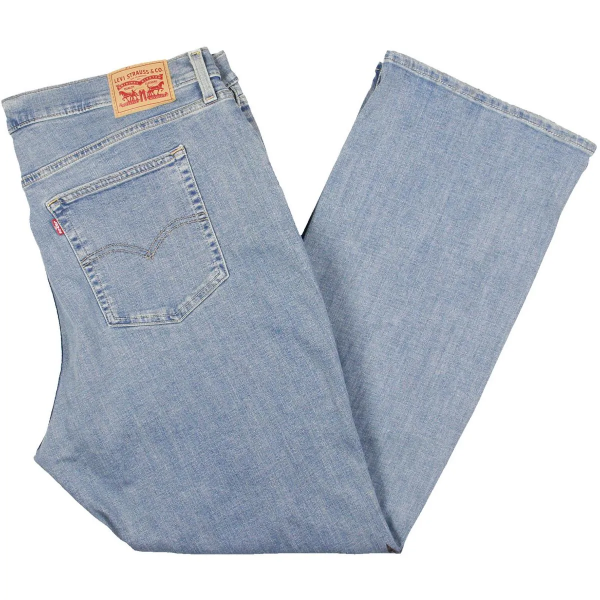 Levi Strauss & Co. Womens Plus 725 High Rise Light Wash Bootcut Jeans