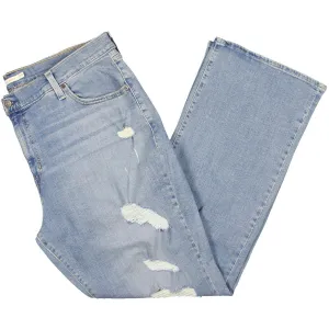 Levi Strauss & Co. Womens Plus 725 High Rise Light Wash Bootcut Jeans