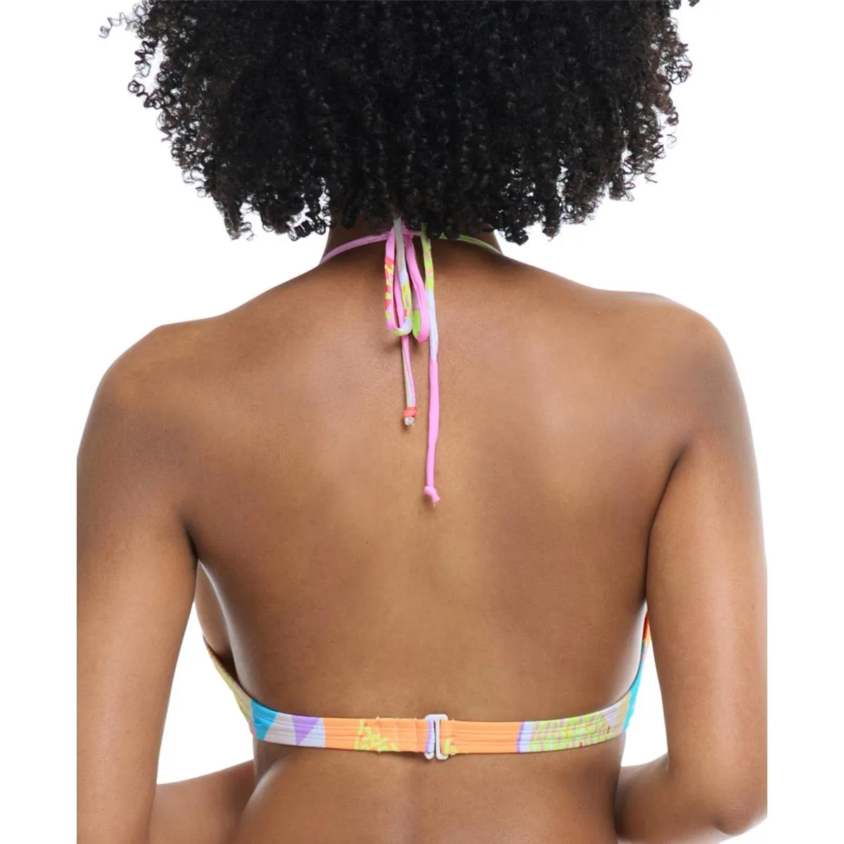 Luana Womens Printed Strappy Bikini Swim top