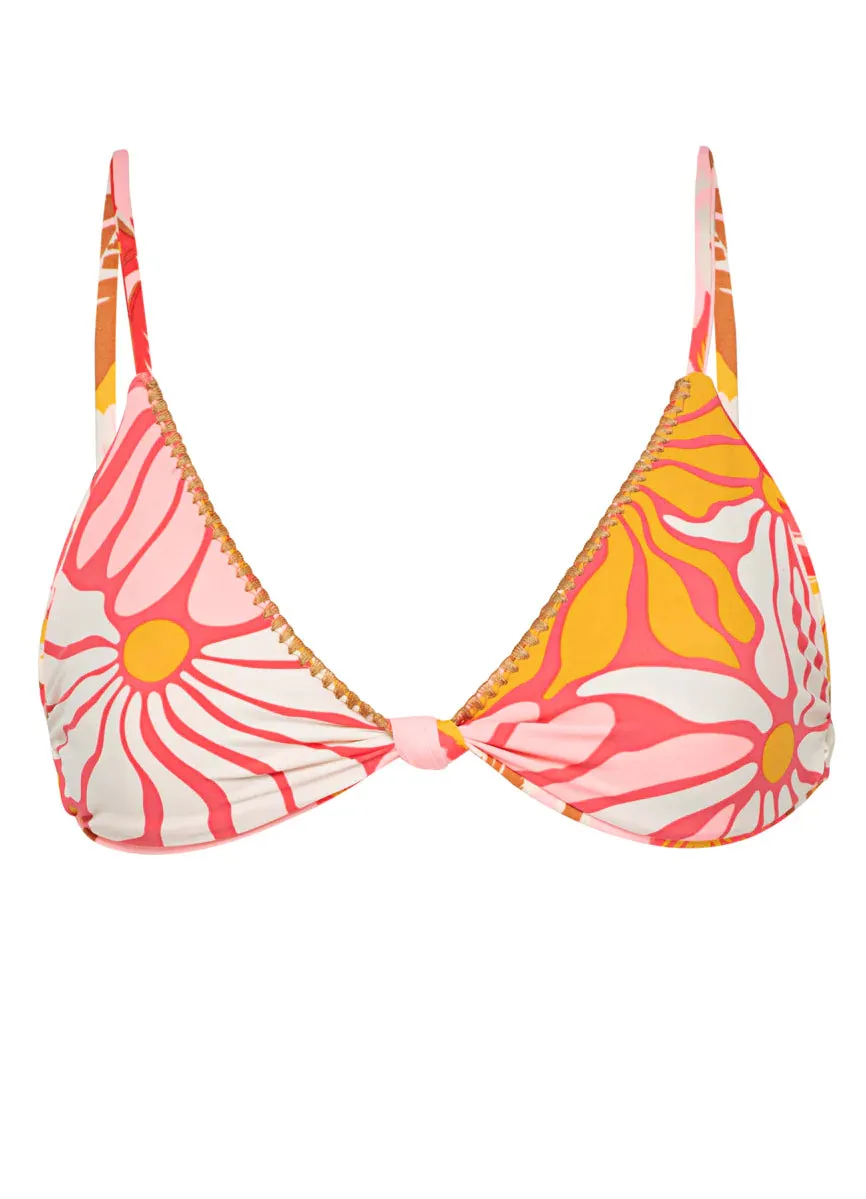 MAAJI Pink Palms Sahara Bralette Bikini Top
