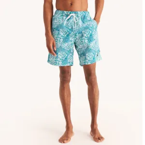 Nautica Mens Big & Tall Sustainably Crafted 8" Printed Quick-Dry Swim