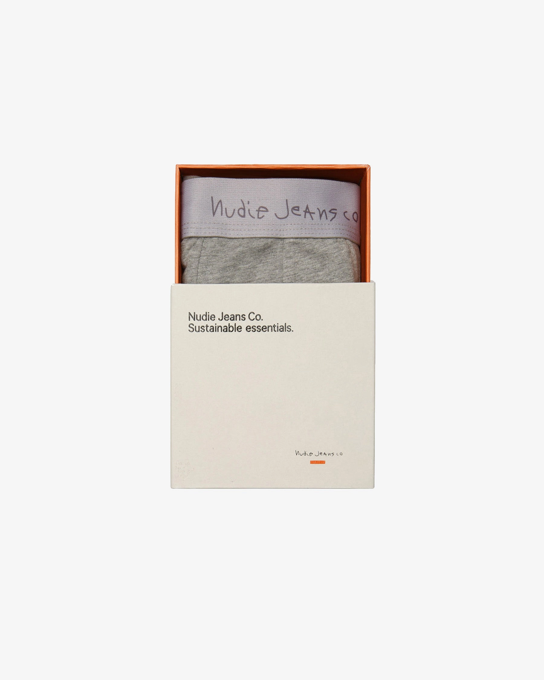 Nudie Jeans Boxer Briefs 1-Pack - Grey Melange