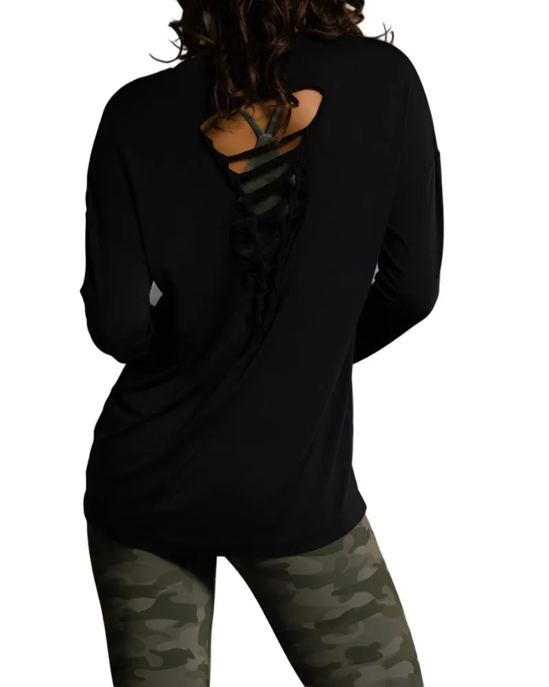 Onzie Hot Yoga Braid Back Top 3076