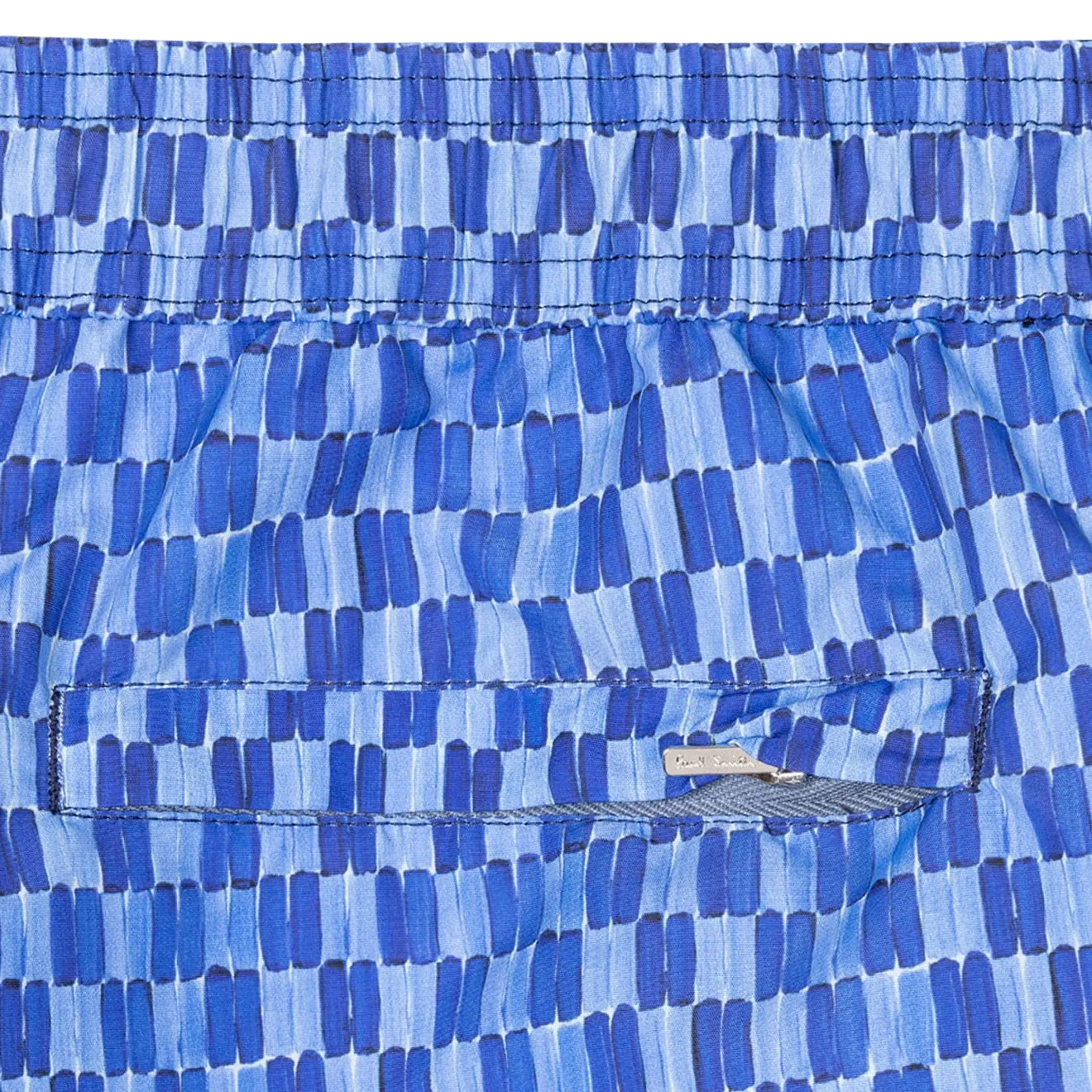 Paul Smith Geometric Print Swim Shorts Blue