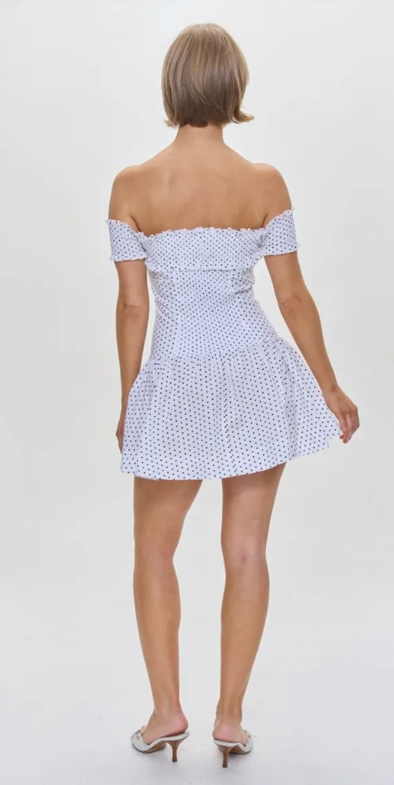 Polka Dot Mini Dress by Frankie's Bikinis