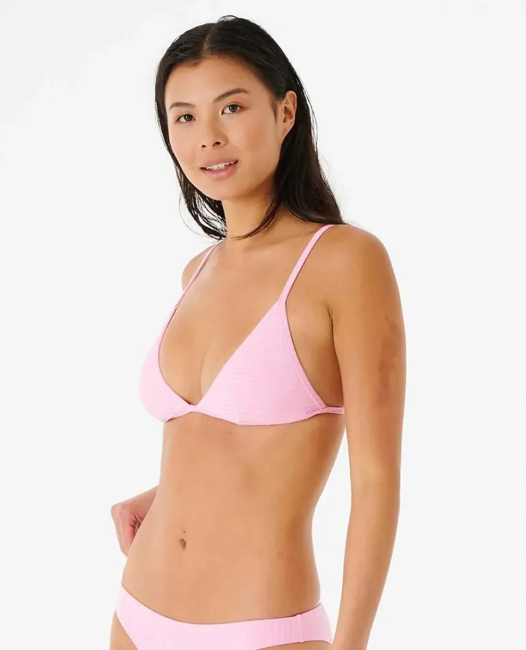Premium Surf Banded Fixed Tri Bikini Top