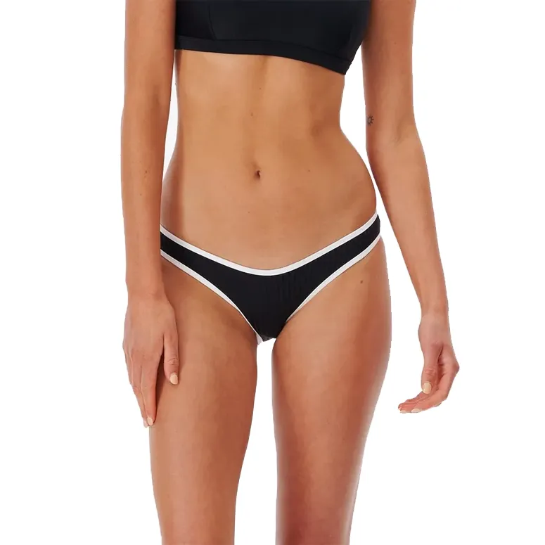 Premium Surf High Leg Skimpy Coverage Swim Bottom