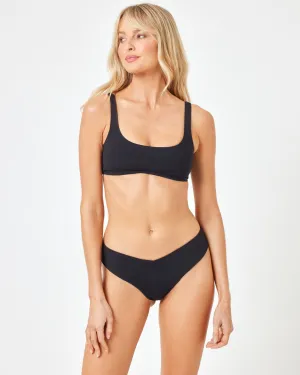 Prince Bikini Top - Black