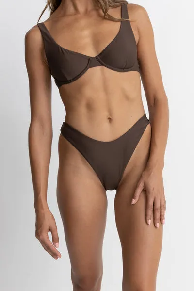 Rhythm Classic Hi Cut Bottom-Chocolate