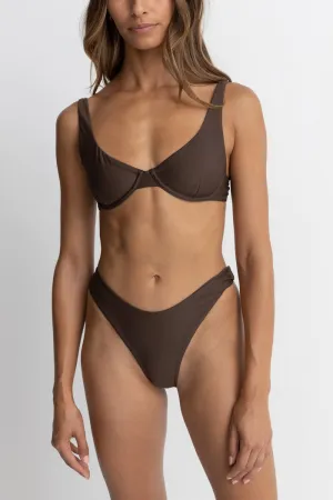Rhythm Classic Underwire  Top-Chocolate