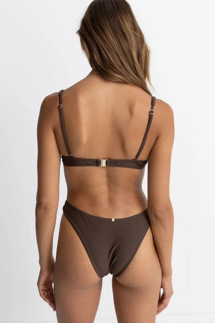 Rhythm Classic Underwire  Top-Chocolate