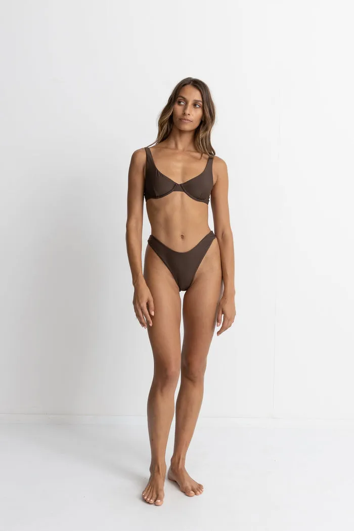 Rhythm Classic Underwire  Top-Chocolate