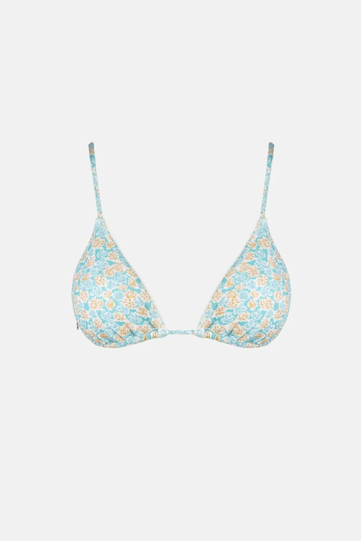 RHYTHM Sunburst Floral Slide Tri bikini top