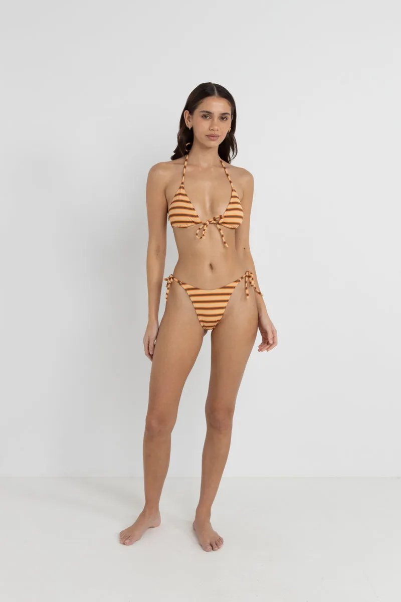 Rhythm Tide Strip Tie Side Hi Cut Bottom-Natural