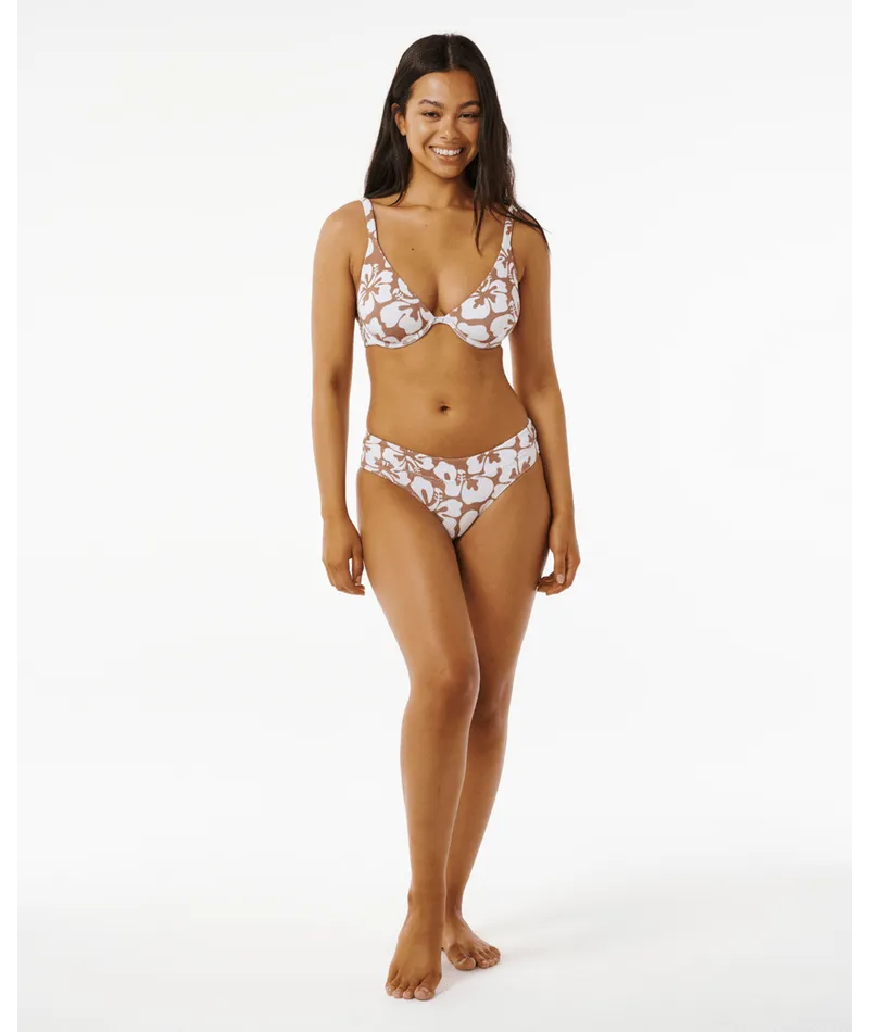 Rip Curl Hibiscus Heat Good Bottom-Brown