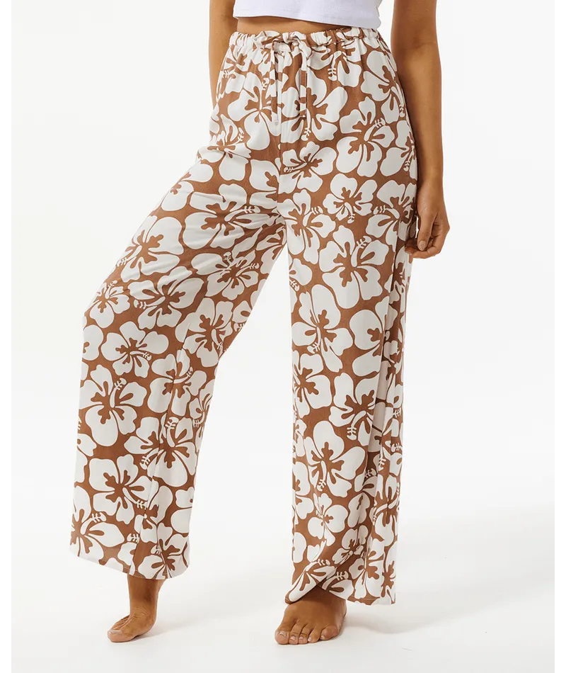 Rip Curl Hibiscus Heat Pants-Brown