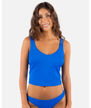 Rip Curl Premium Surf Tankini Top-Blue