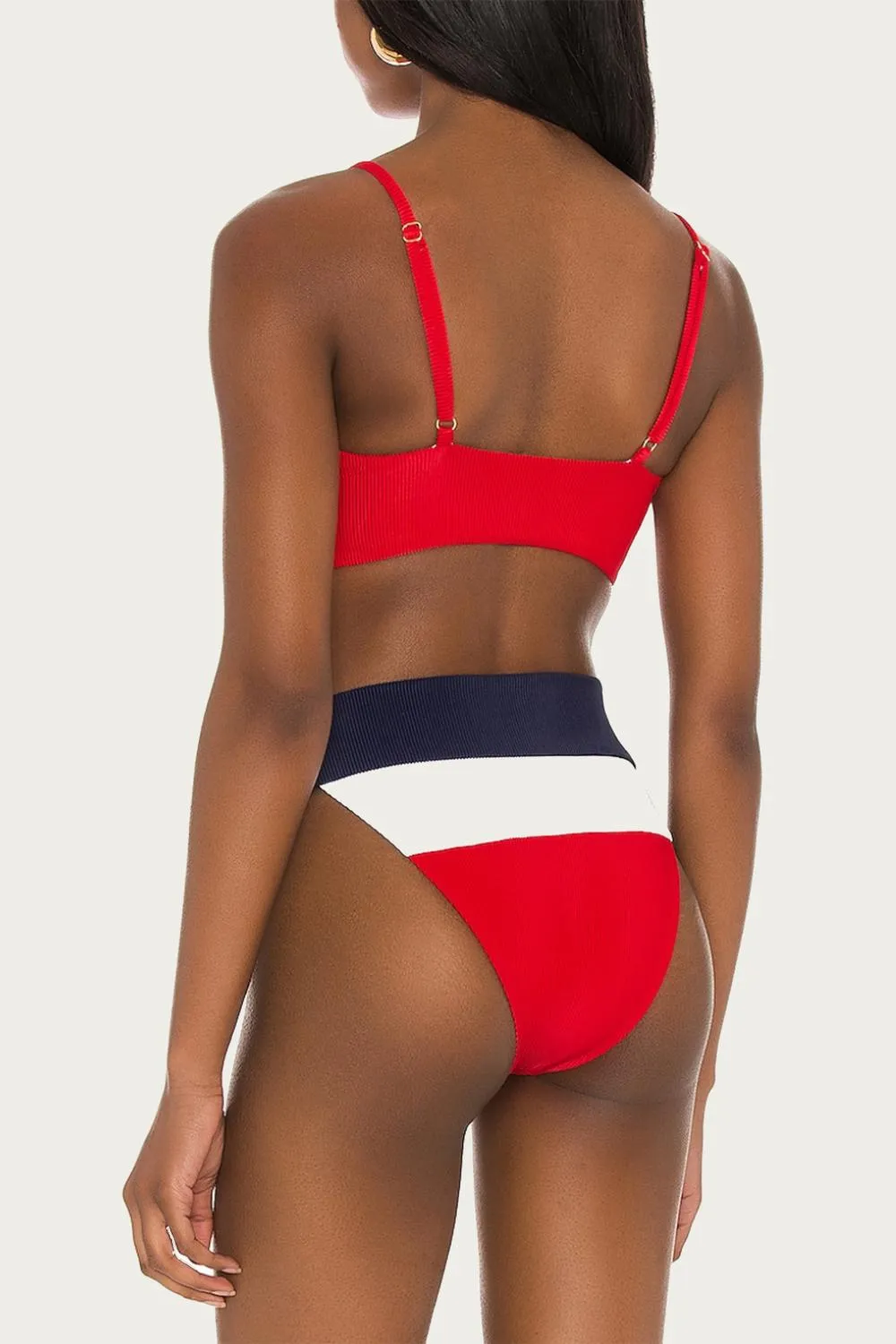 Riza Top In Red/white/blue