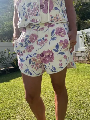 Romance Me quilted shorts