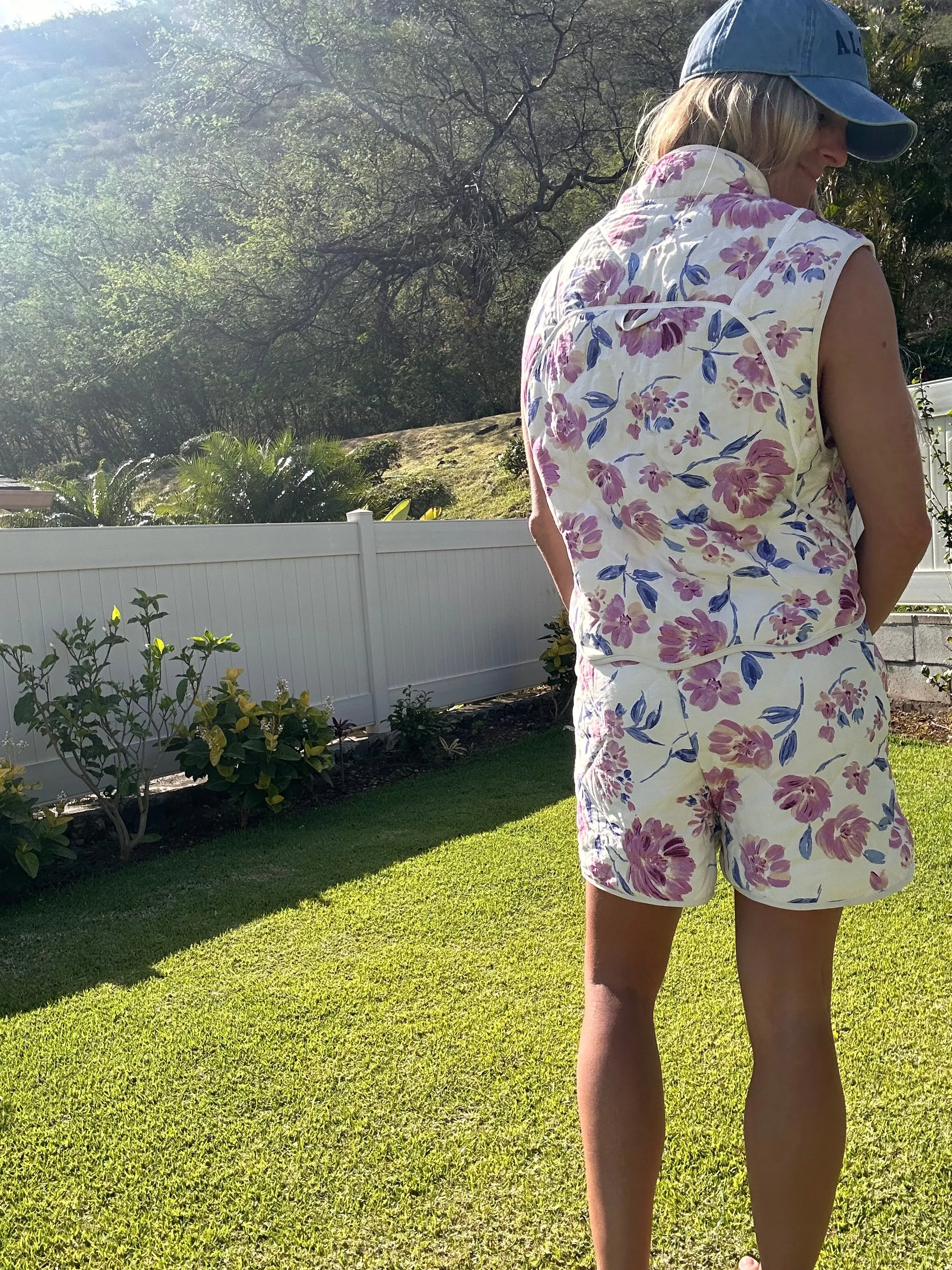Romance Me quilted shorts