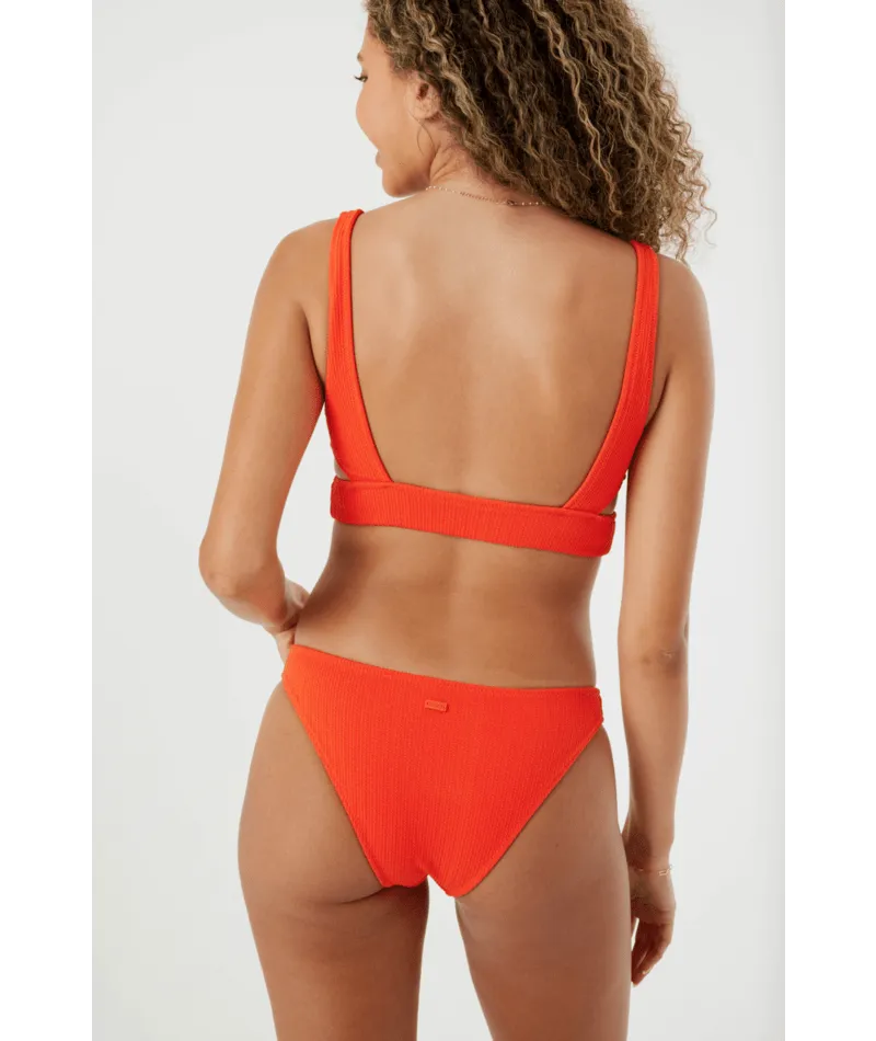 Roxy Aruba Hipster Full Bottom-Red