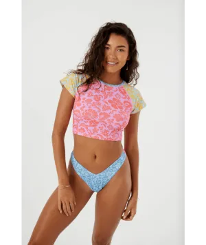 Roxy Tapestry Patchwork V Front Cheeky Bottom-Multi