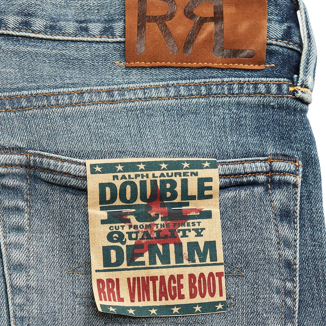 RRL by Ralph Lauren Womens Vintage Boot Eastbend Jean Eastbend Wash