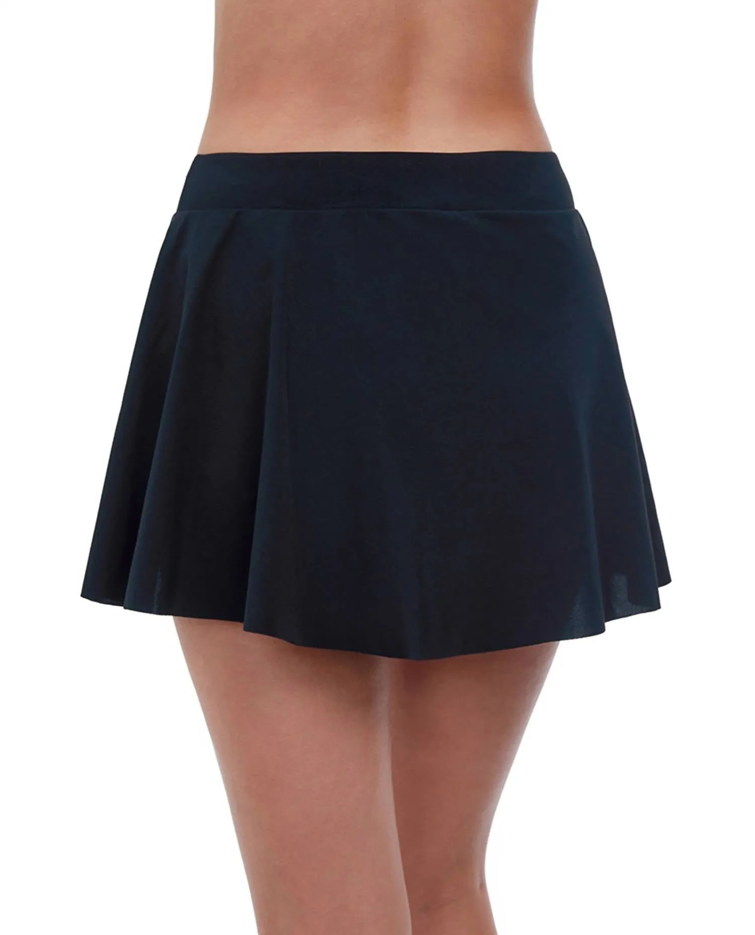 Ruffle Flyaway Swim Skirt In Tutti Frutti Black