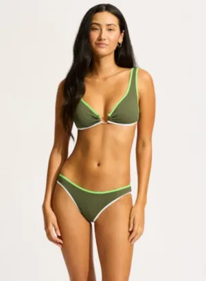SEAFOLLY Beach Bound Ring Front Tank - Khaki