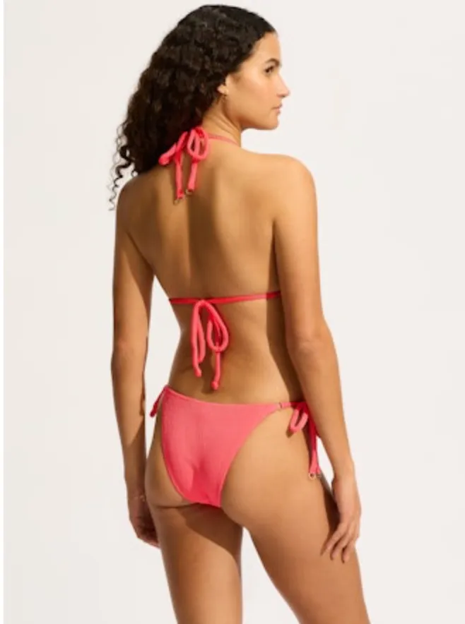 SEAFOLLY Sea Dive Tie Side Rio Bikini Bottom - Snapdragon