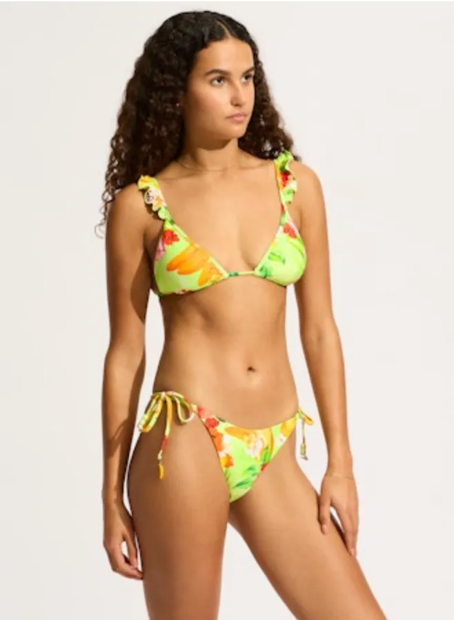 SEAFOLLY Tropique Tie Side Rio Swim Bottoms - Aloe Gel