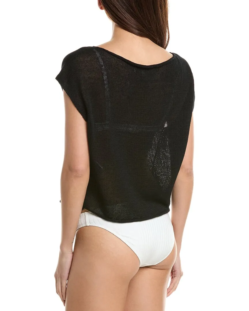 Solid & Striped x Sofia Richie Grainge The Faye Linen-Blend Top