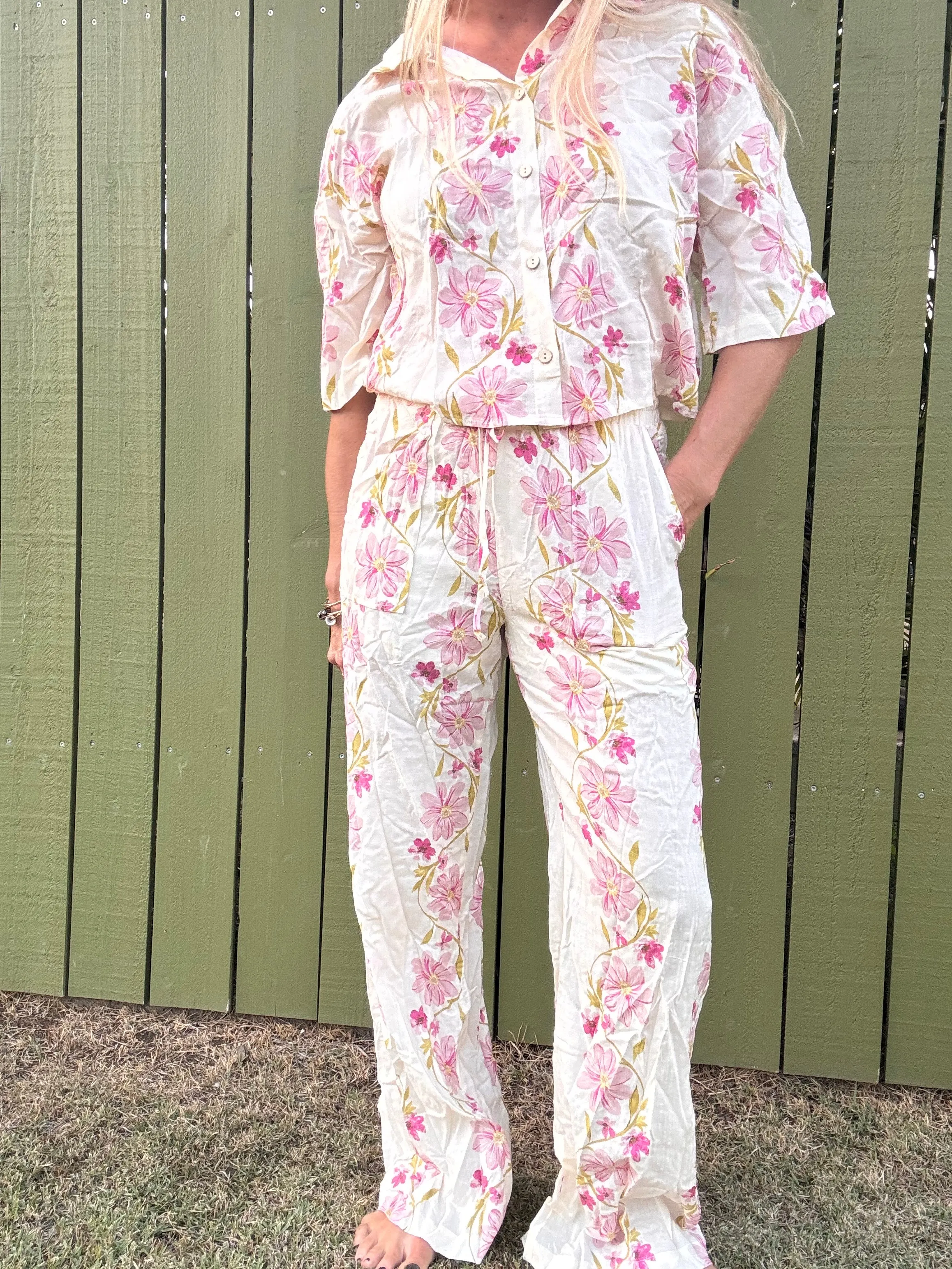 Spring Blossom Pants
