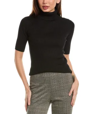 T Tahari Elbow Sleeve Turtleneck