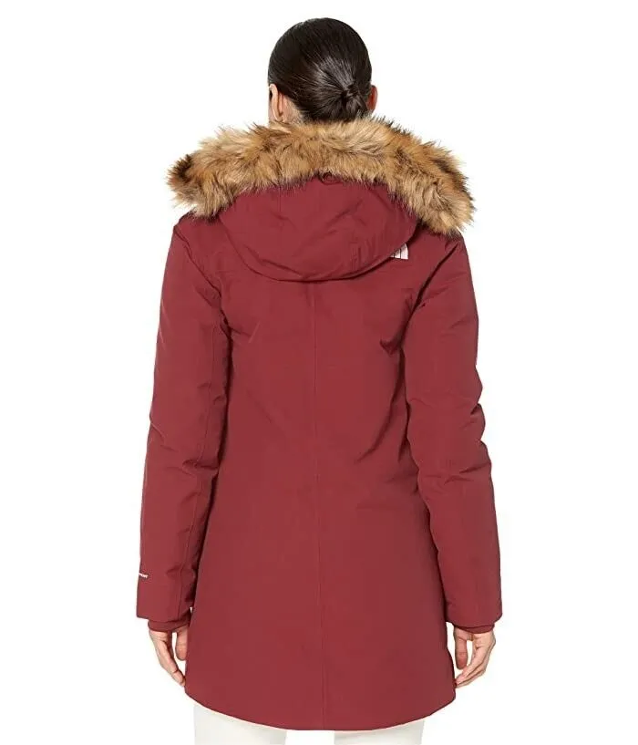 The North Face New Outerboroughs NF0A4R3J6R3 Women's Red Parka Jacket 2XL DTF947