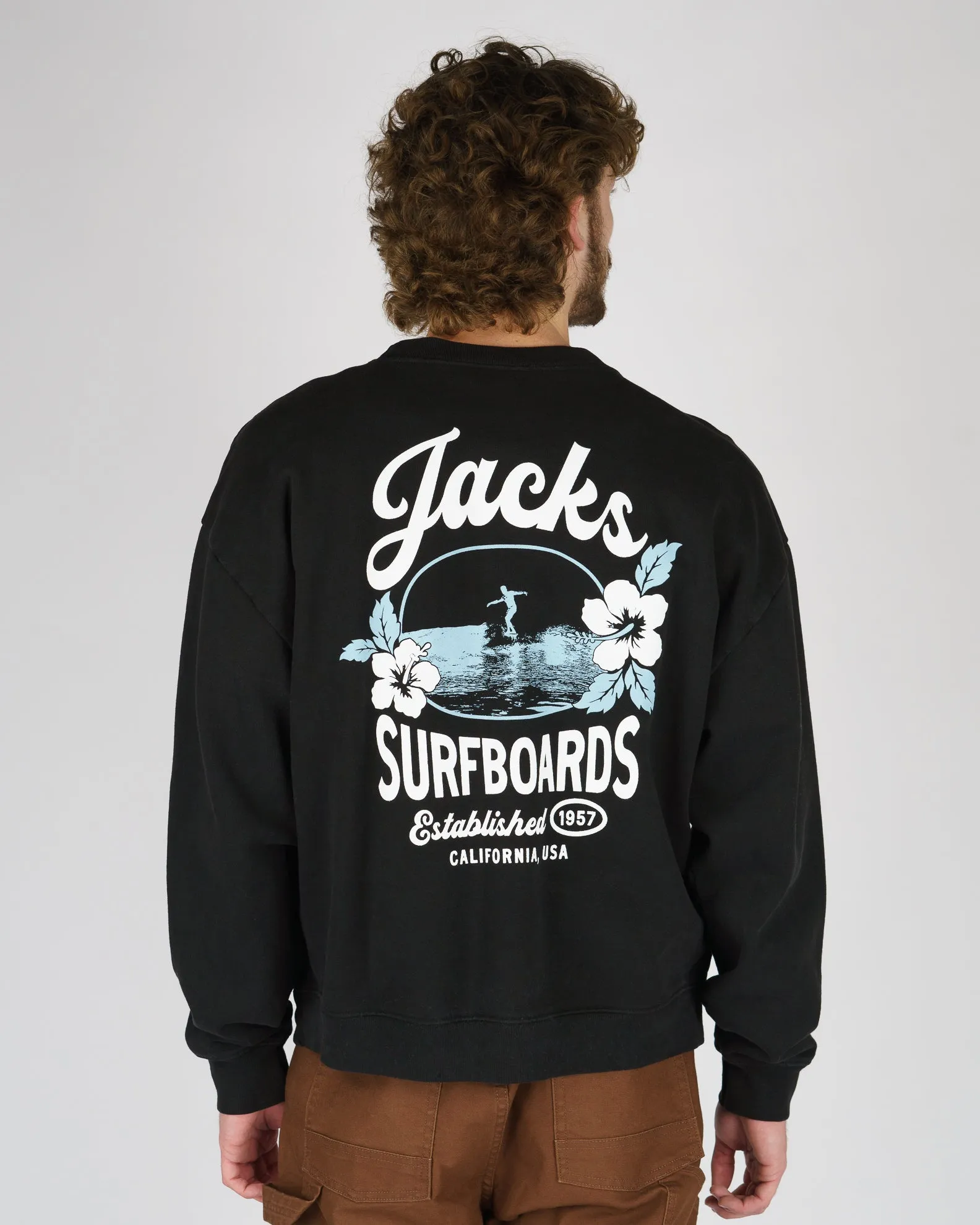 Tip Toe Heavyweight Crewneck - Black