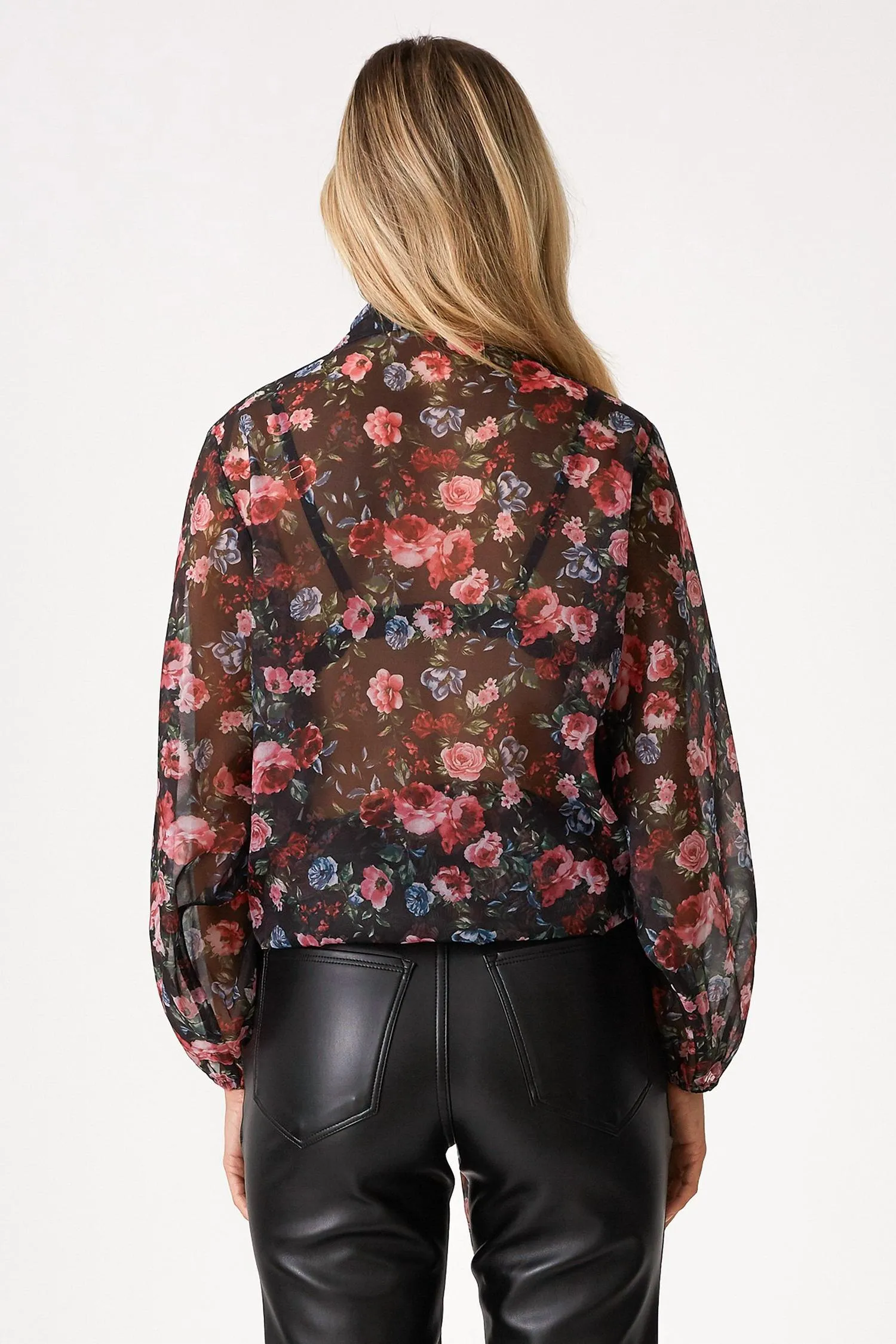 To Good To Be True Blouse In Black