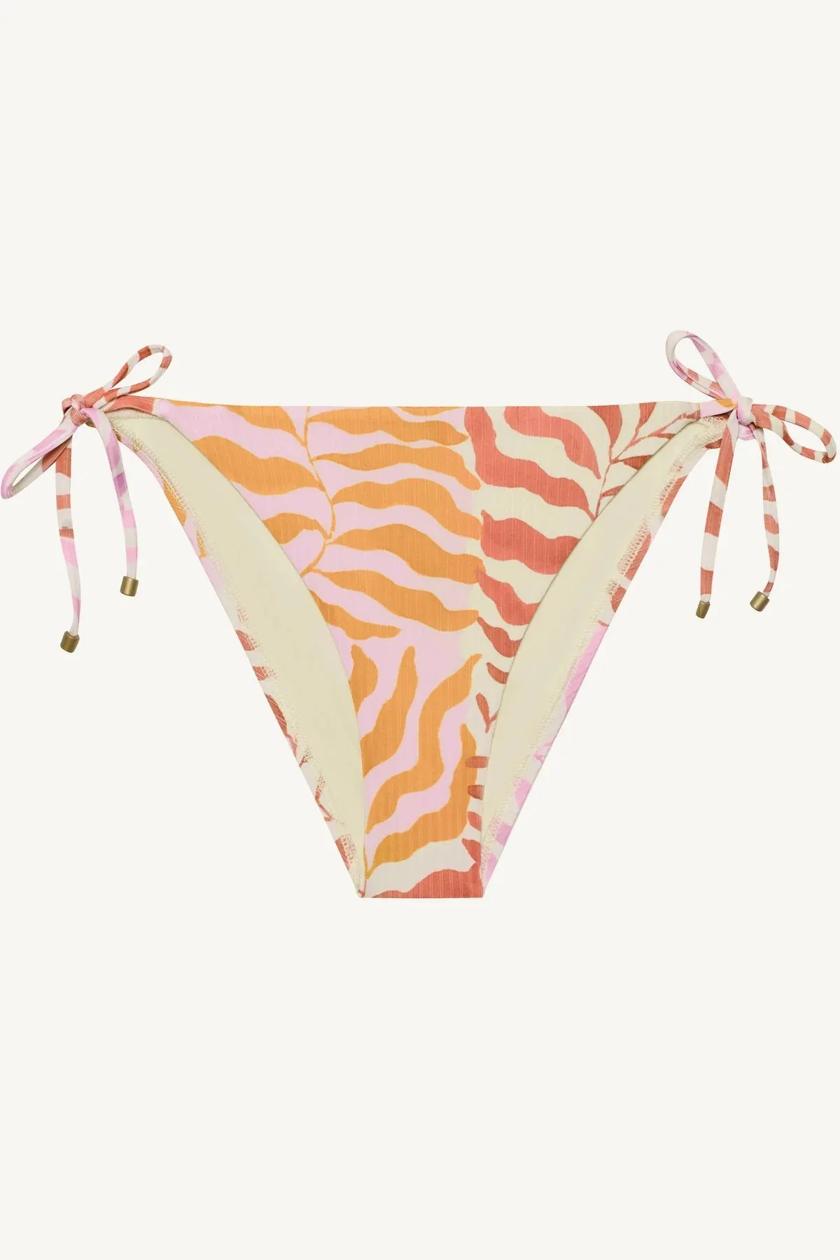 VITAMIN A Elle Tie Side Bikini Bottom - Gold Coast