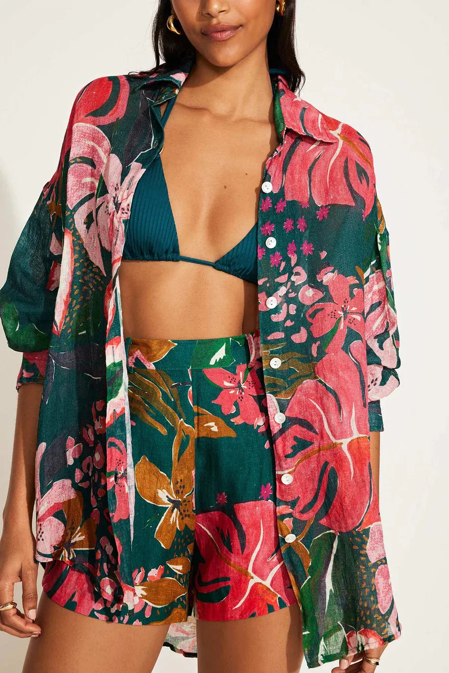 VITAMIN A Getaway Short-Painted Jungle