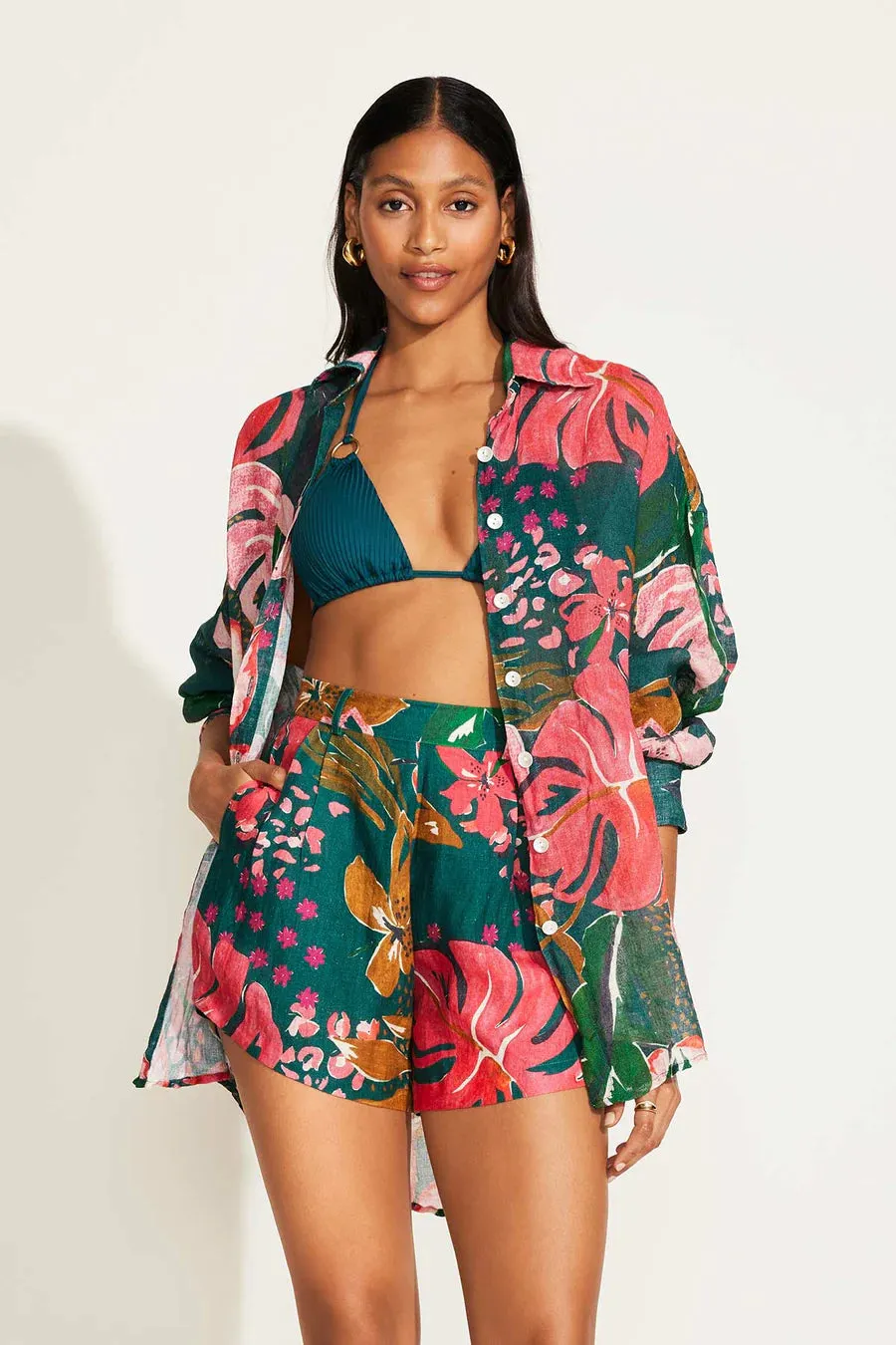 VITAMIN A Getaway Short-Painted Jungle
