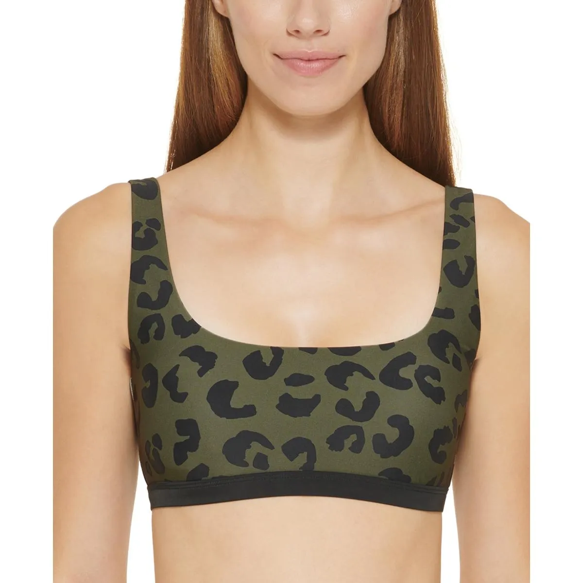 Womens Animal Print Beachwear Bikini Swim top