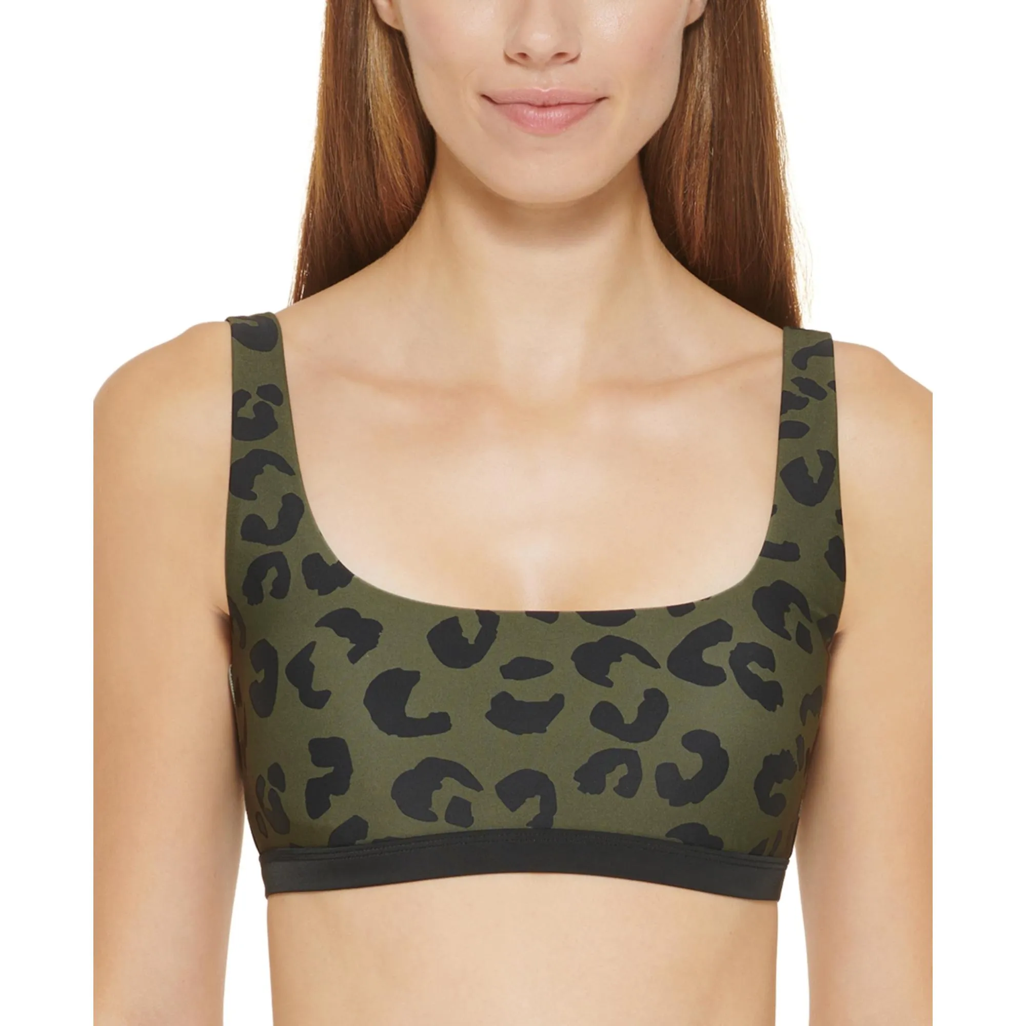 Womens Animal Print Beachwear Bikini Swim top